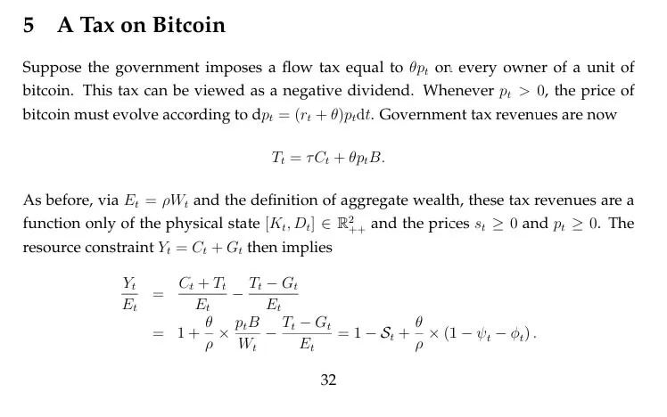 ธนาคารกลางใช้คณิตศาสตร์ในการเสนอภาษี Bitcoin ที่มา: ธนาคารกลางมินนิอาโปลิส