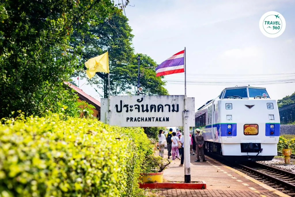 KIHA 183 ณ สถานีรถไฟประจันตคาม