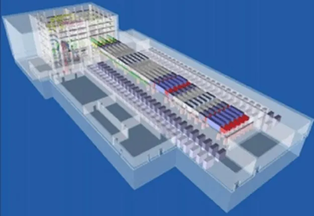 แผนภาพเค้าร่างของระบบเลเซอร์ SG-III ของประเทศจีน ภาพจาก Schema of China’s SG-III laser system, the third largest in the world Image: Zheng Wanguo et al., Laser performance of the SG-III laser facility. (2016) / High Power Laser Science and Engineering / Creative Commons license CC-BY